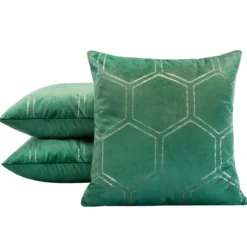 Poszewka dekoracyjna velvet Blink 45x45 ciemno zielona