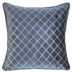 Poszewka dekoracyjna velvet Karina 45x45 granatowa