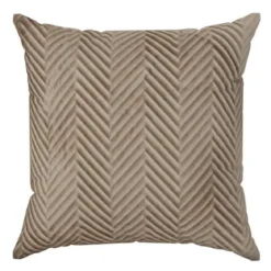 Poszewka dekoracyjna velvet Sofia 45x45 brązowa