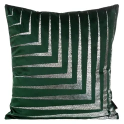Poszewka dekoracyjna velvet Blink 45x45 ciemno zielona