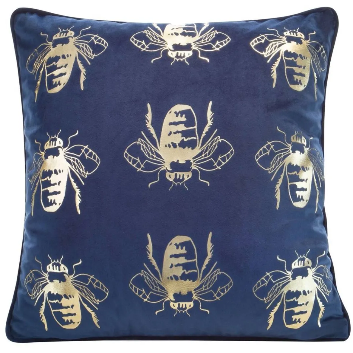Poszewka dekoracyjna velvet Blink 45x45 granatowa