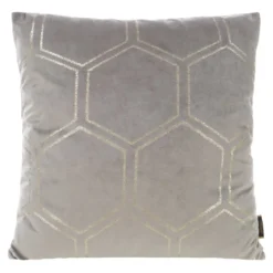 Poszewka dekoracyjna velvet Blink 45x45 srebrna