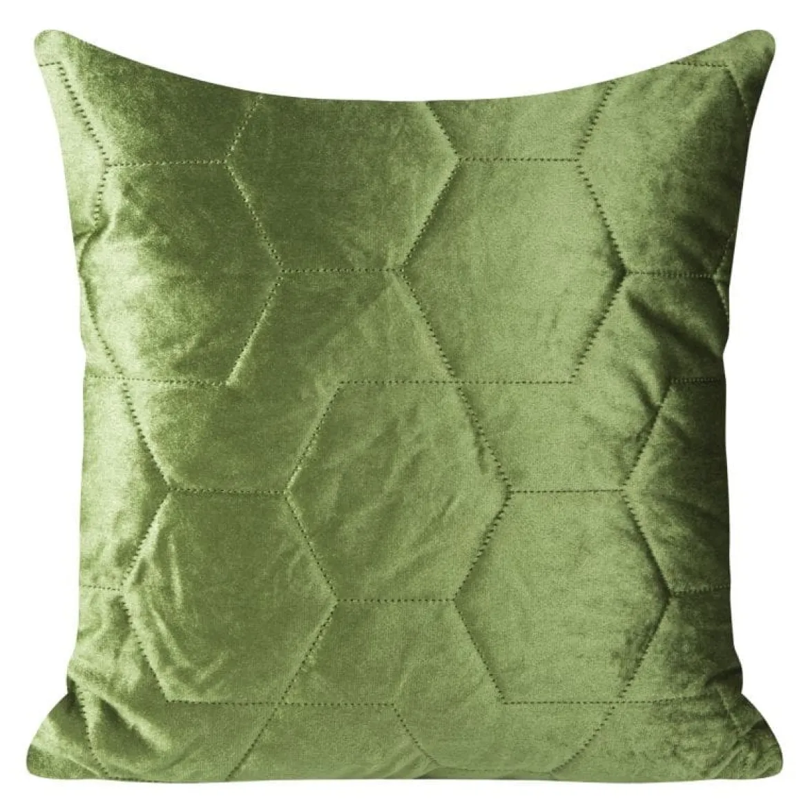 Poszewka dekoracyjna velvet Isla 45x45 oliwkowa