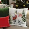 Poszewka dekoracyjna świąteczna 45x45 Miś polarny