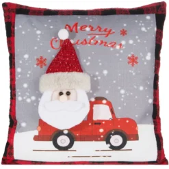 Poszewka dekoracyjna świąteczna 45x45 Santa