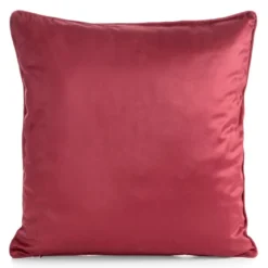 Poszewka dekoracyjna świąteczna velvetowa 45x45 Czerwony Kubek