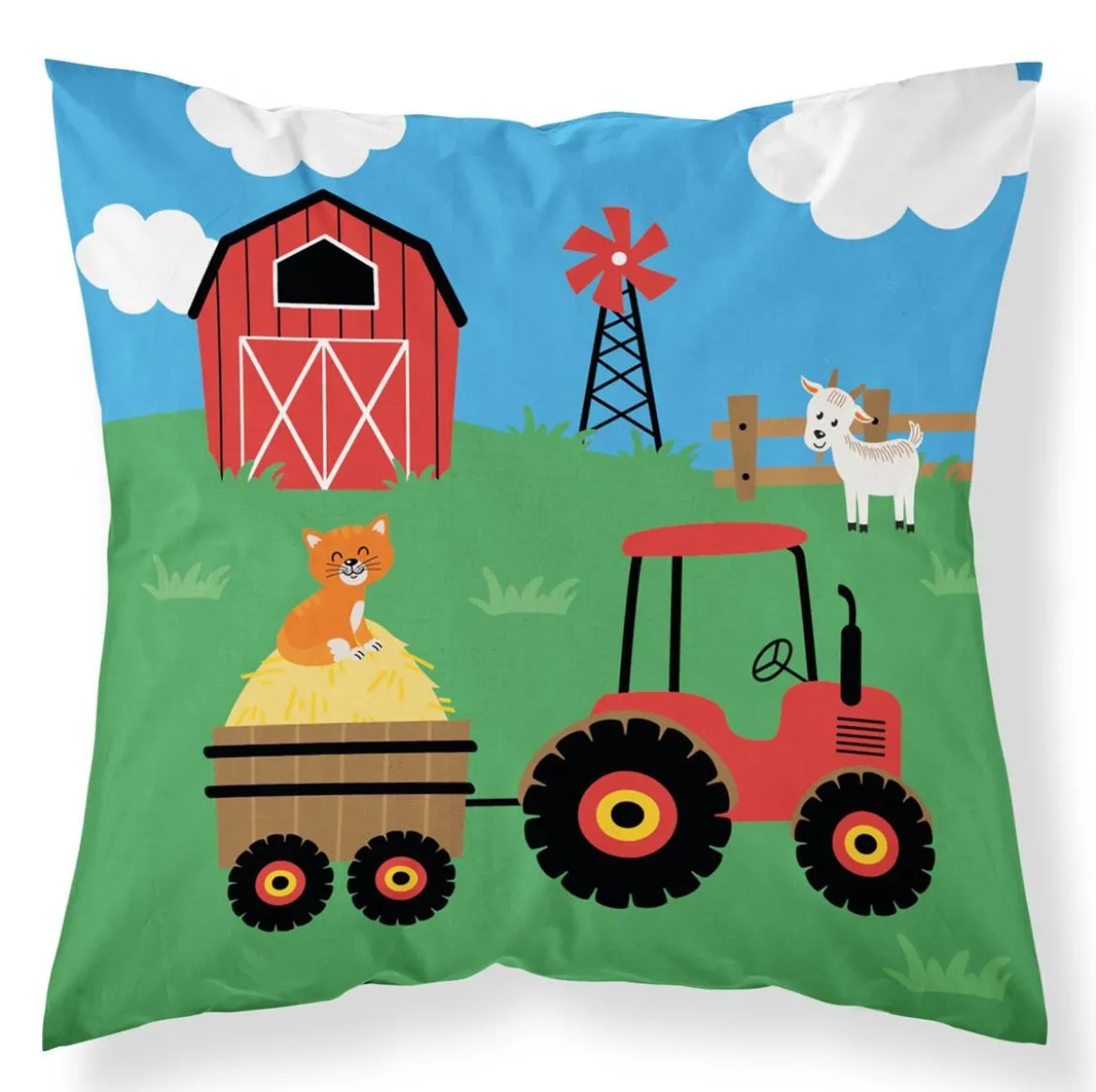 Poszewka dziecięca 40x40 Wiejska Farma