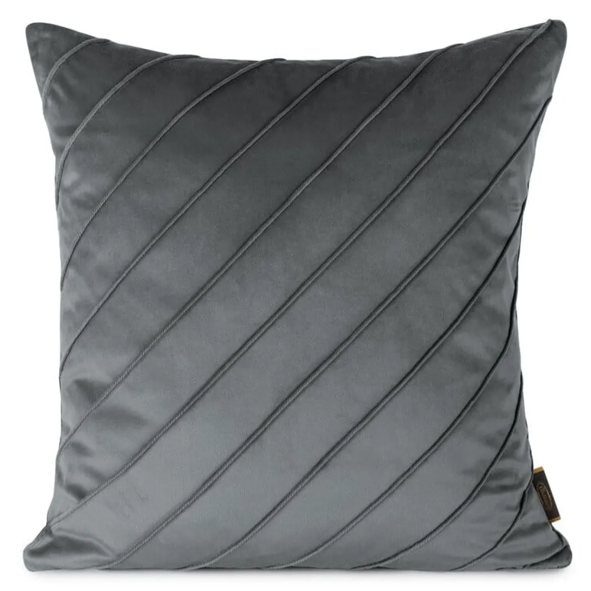 Poszewka velvet Nala 45x45 stalowa