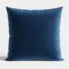 Poszewka velvet 40x40 granatowa