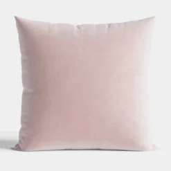 Poszewka velvet 40x40 jasnoróżowa
