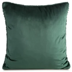 Poszewka świąteczna futrzana zielona 45x45 Las