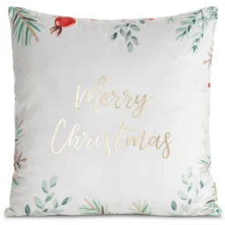 Poszewka świąteczna velvetowa 45x45 Merry Christmas