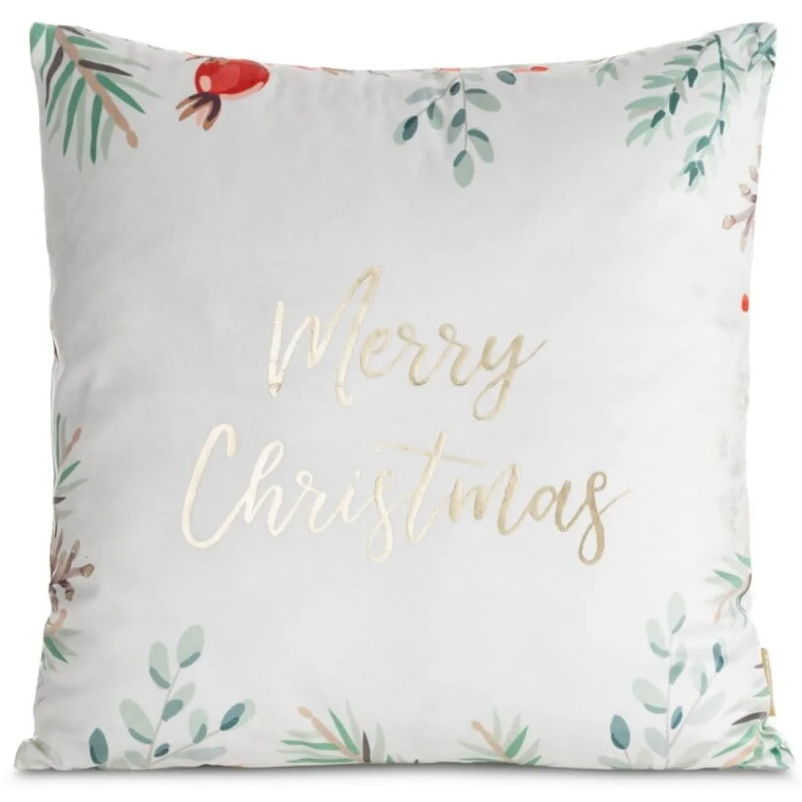 Poszewka świąteczna velvetowa 45x45 Merry Christmas