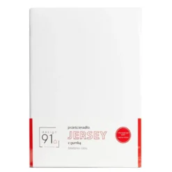 Prześcieradło D91 220x240 jersey z gumką w kolorze białym