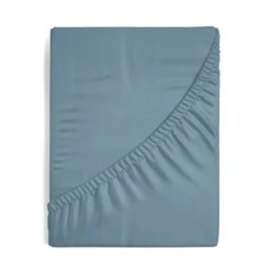 Prześcieradło D91 220x240 jersey z gumką w kolorze niebieskim