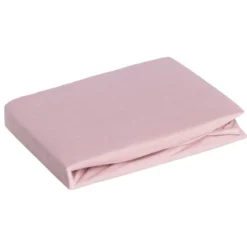 Prześcieradło D91 220x240 jersey z gumką w kolorze pudrowym