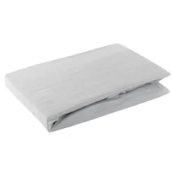 Prześcieradło D91 220x240 jersey z gumką w kolorze srebrnym