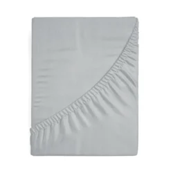 Prześcieradło D91 220x240 jersey z gumką w kolorze srebrnym