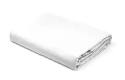 Prześcieradło Pure 160x200 satynowe z gumką w kolorze białym