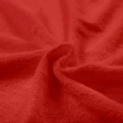 Prześcieradło 200x220 frotte z gumką w kolorze czerwonym
