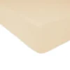Prześcieradło 140x200 frotte z gumką w kolorze jasno beżowe