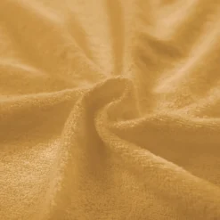 Prześcieradło 140x200 frotte z gumką w kolorze musztardowym
