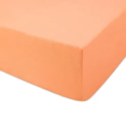 Prześcieradło 140x200 jersey z gumką łososiowe