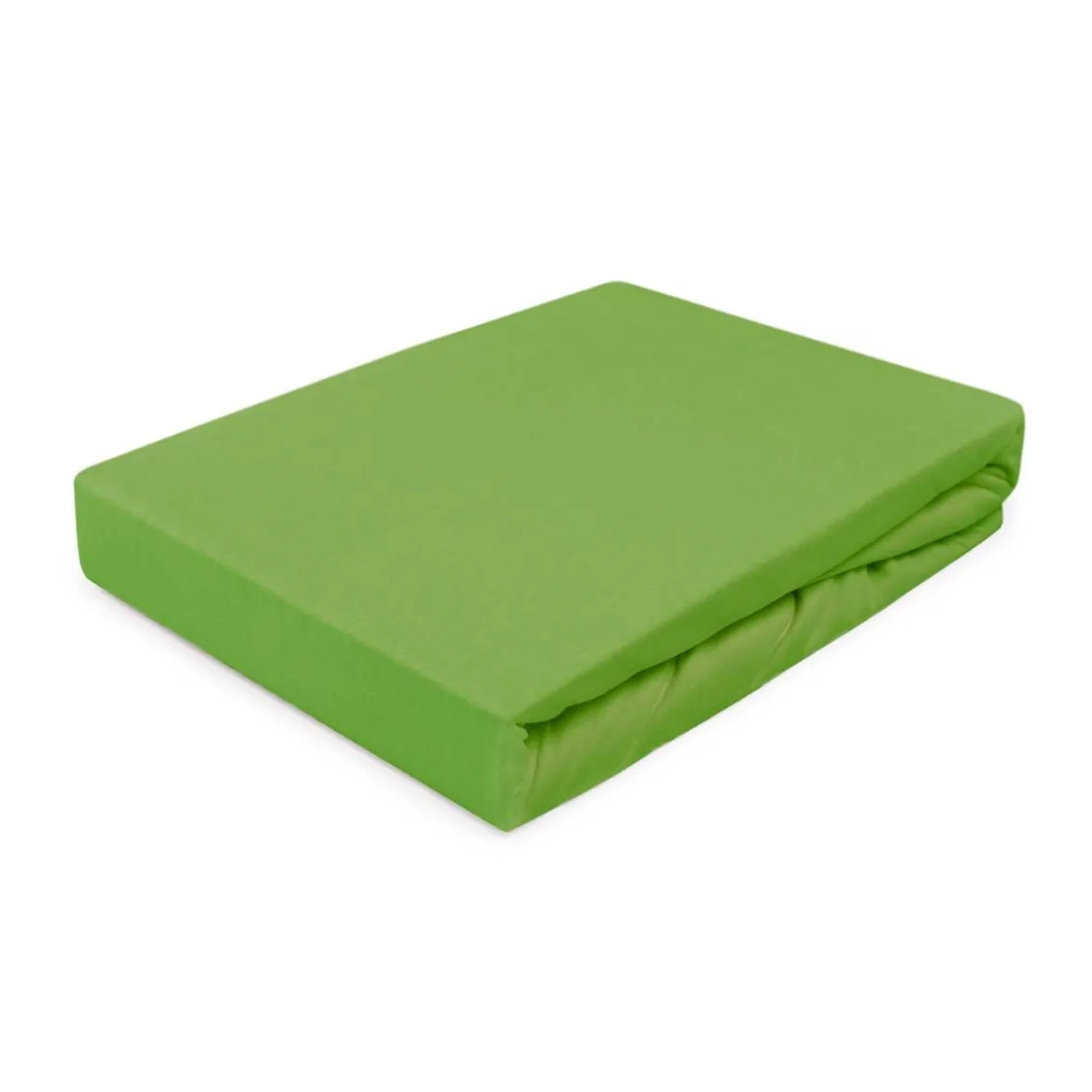 Prześcieradło 200x220 jersey z gumką w kolorze zielonym