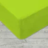 Prześcieradło 60x120 jersey z gumką w kolorze limonkowym