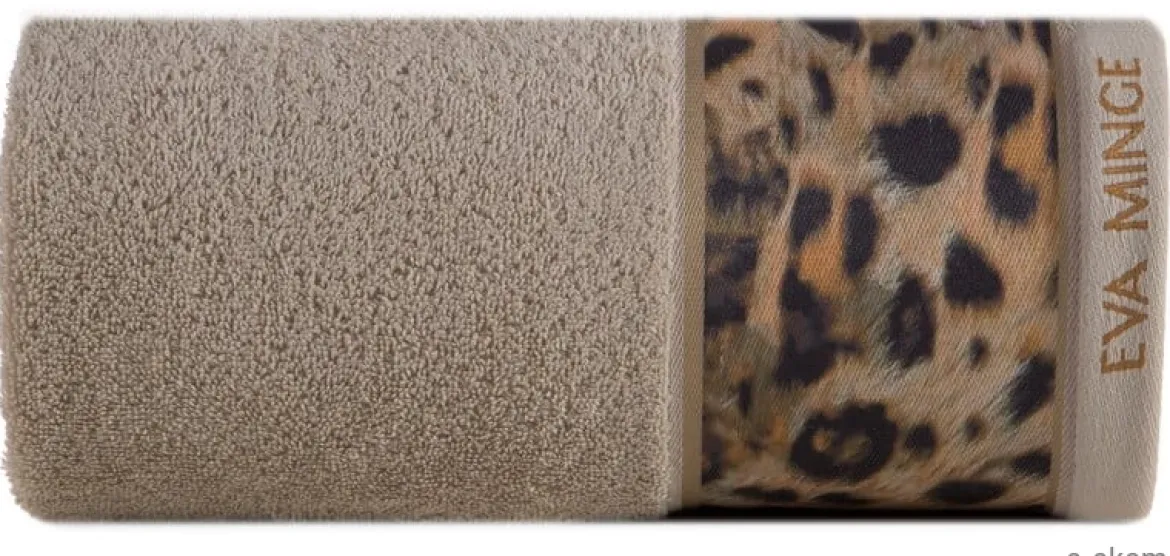 Ręcznik bawełniany beżowy Ewy Minge 50x90