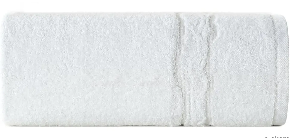 Ręcznik bawełniany biały 70x140 Karin