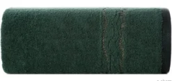 Ręcznik bawełniany ciemno zielony 50x90 Karin
