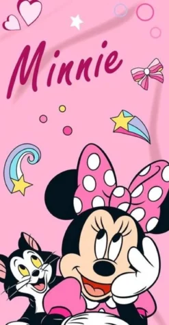 Ręcznik bawełniany dziecięcy licencyjny 70x140 Minnie