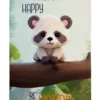 Ręcznik bawełniany dziecięcy 30x50 Panda