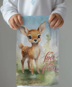 Ręcznik bawełniany dziecięcy 30x50 Sarenka