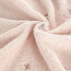 Ręcznik bawełniany pudrowy 30x50 w kwiaty i motylki Bloom