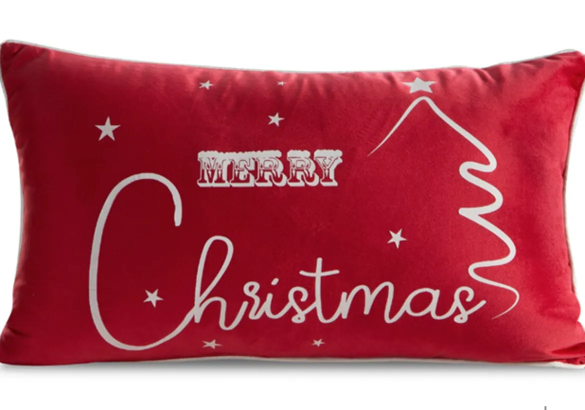 Świąteczna poszewka dekoracyjna czerwona 30x50 Merry Christmas