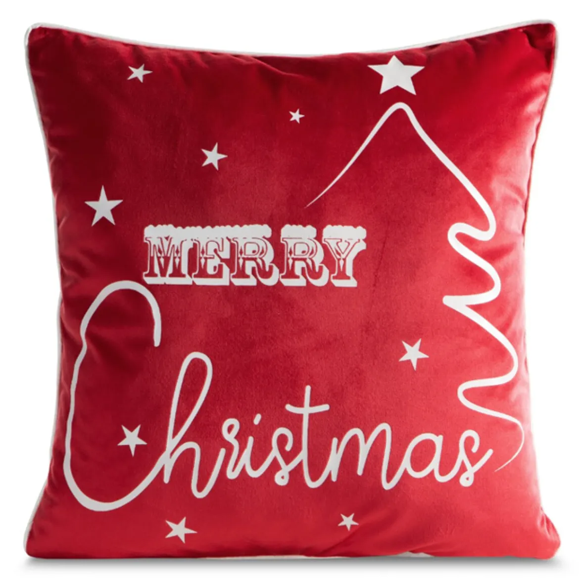 Świąteczna poszewka dekoracyjna czerwona 45x45 Merry Christmas